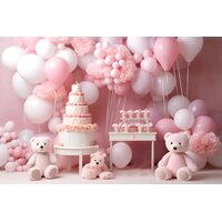 panou pentru poze de fetite cu ursulet roz si tortulet sau pentru poze de botez cu tema ursuleti si roz panou pentru poze de fetite cu ursulet roz si tortulet sau pentru poze de botez cu tema ursuleti si roz