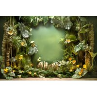 fundal foto pentru sedinte aniversare cu tema jungle forest, sau tema safari animals cu nuante de verde pentru baieti fundal foto pentru sedinte aniversare cu tema jungle forest, sau tema safari animals cu nuante de verde pentru baieti