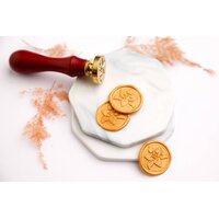 stampila pentru sigilii cu floare