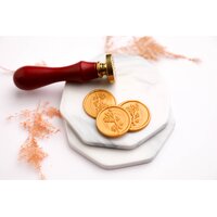 stampila pentru sigilii de ceara cu flori de cires