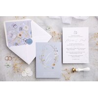 invitatie de nunta delicata cu plic si liner invitatie de nunta delicata cu plic si liner