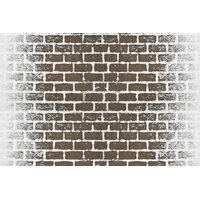 panou de craciun cu caramida si zapada