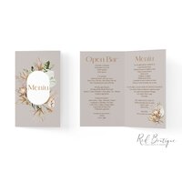 meniu de nunta in stil boho