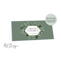 placecard verde pentru nunta placecard verde pentru nunta