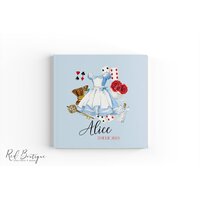 guestbook cu coperta albastru deschis pentru botez cu tema alice in wonderland guestbook cu coperta albastru deschis pentru botez cu tema alice in wonderland