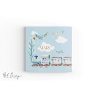 carte de oaspeti botez albastru cu tren si avion carte de oaspeti botez albastru cu tren si avion