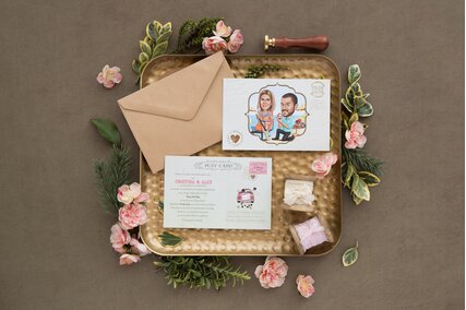 invitatie de nunta personaliza cu poza miri