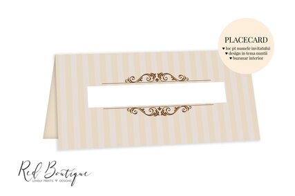 plic de bani pentru nunta cu crem si dungi