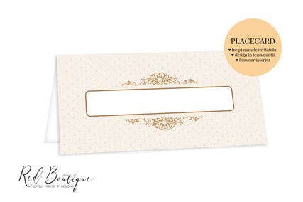 plic pentru bani cu model vintage chic crem