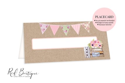 plic pentru bani botez cu flori roz si carton texturat