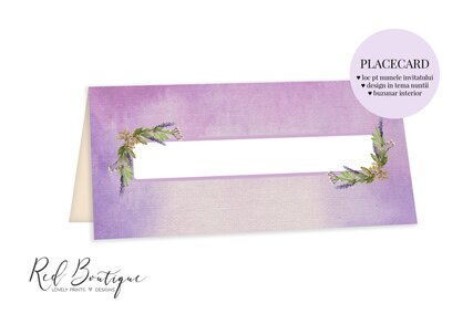 plic mov pentru nunta cu buzunar pentru bani si lavanda