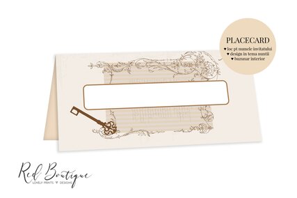 plic pentru bani de nunta elegant crem cu cheie si model elegant clasic