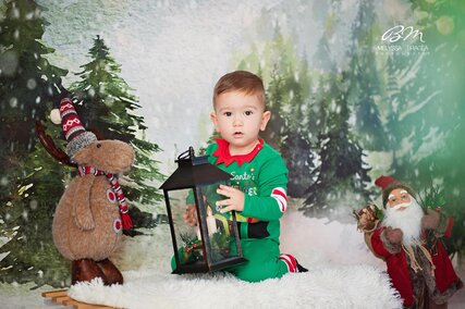 copilas la sedinta foto de craciun