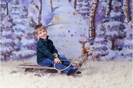 panou foto de Craciun