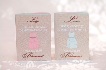 invitatie personalizata pentru domnisoare de onoare