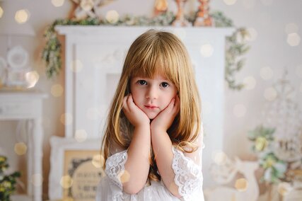 sedinta foto cu copii de craciun