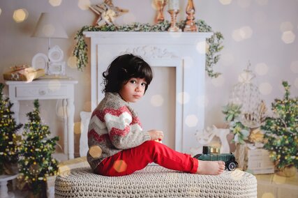 panou foto cu semineu pentru copii