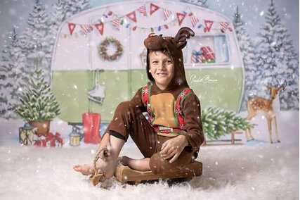 panou sedinte foto craciun pentru copii