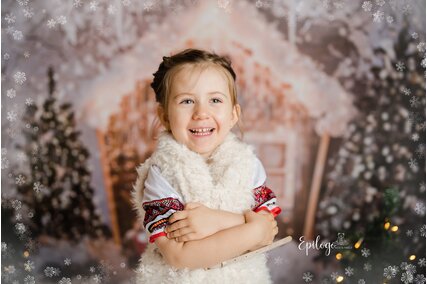 fundaluri foto de craciun cu casuta