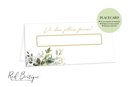placecard cu nume invitati