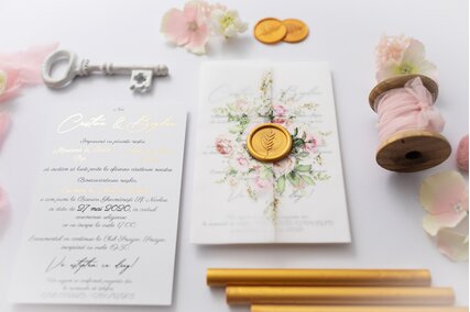 invitatie cu sigiliu de ceara