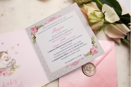 invitatie de botez pentru fetite
