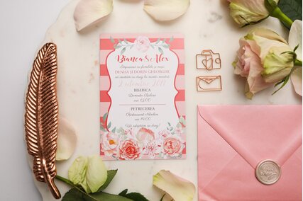 invitatie de nunta moderna