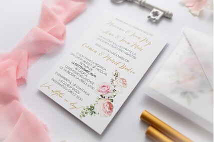 invitatie eleganta de nunta