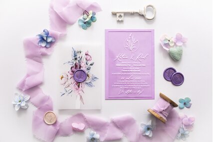 invitatie moderna plexiglas