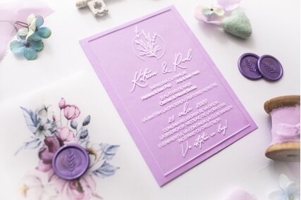 invitatie printata pe plexiglas
