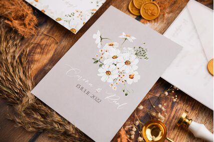 invitatie de nunta primavara