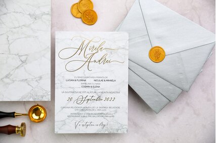 invitatie moderna de nunta