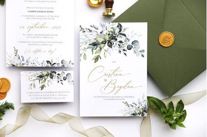invitatie de nunta cu sigiliu si plic