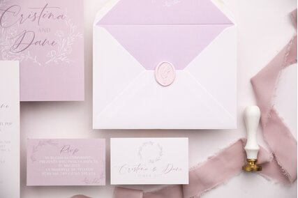 invitatii cu plic si liner