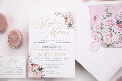 invitatii florale