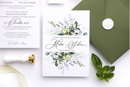 invitatie pentru nunti in aer liber