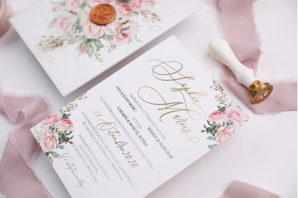 invitatie de nunta cu scris modern