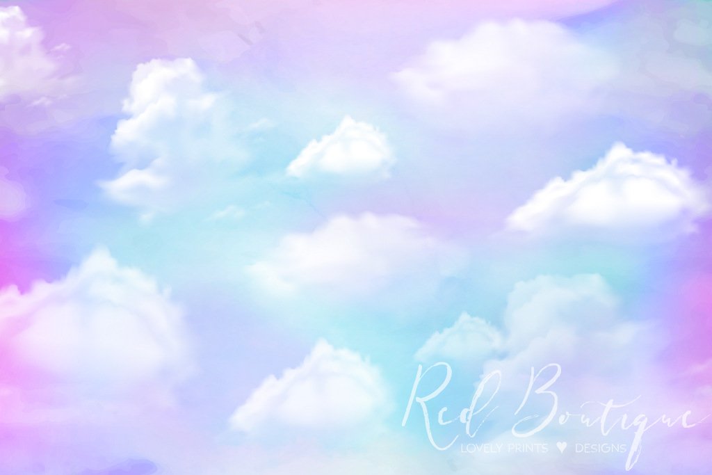 fundal foto cu nuante de pastel si nori